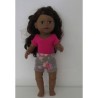balletpakje grijs roosjes baby born 43cm