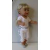 balletpakje zeebra print baby born 43cm