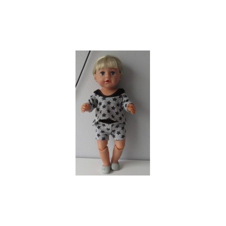 balletpakje zwart sterren baby born 43cm