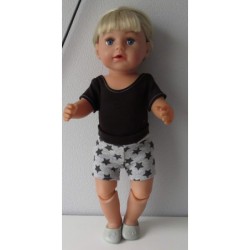 balletpakje zwart sterren baby born 43cm