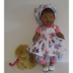 uitgebreide set vossen baby born 43cm