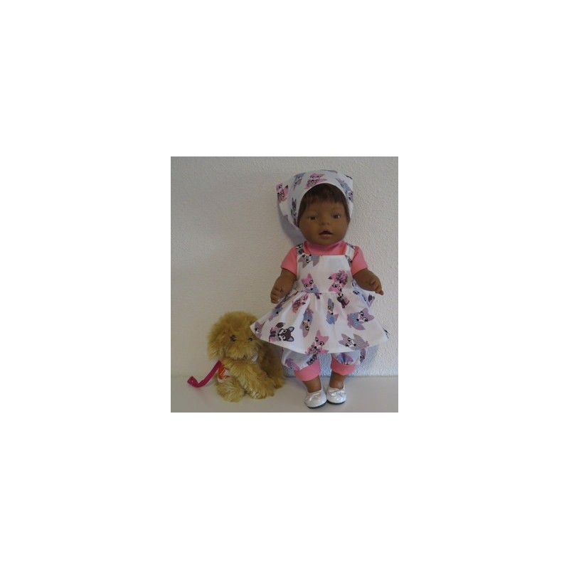 uitgebreide set vossen baby born 43cm