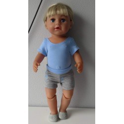 balletpakje blauw hertje baby born 43cm