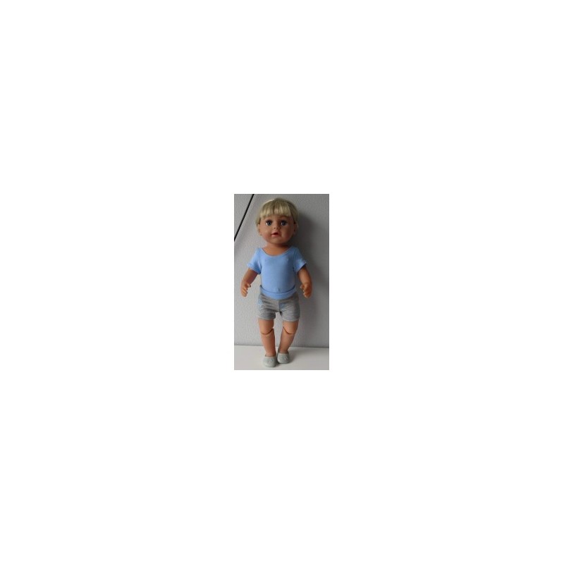 balletpakje blauw hertje baby born 43cm