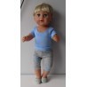 balletpakje blauw hertje baby born 43cm