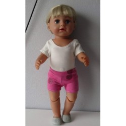 balletpakje hard roze polka dots baby born 43cm