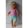 balletpakje groen met roze baby born 43cm