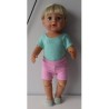 balletpakje roze met groen baby born 43cm
