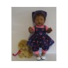 uitgebreide set donker blauw met hartjes baby born 43cm