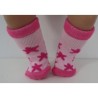 sokjes roze met zeesterren baby born 43cm