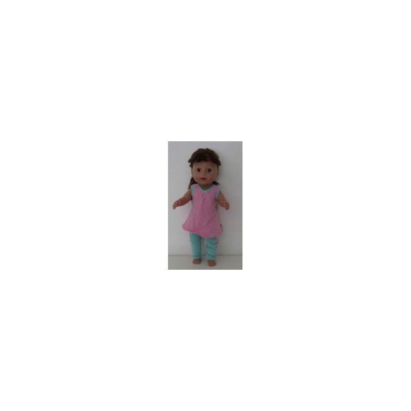 fitness setje roze lang baby born 43cm