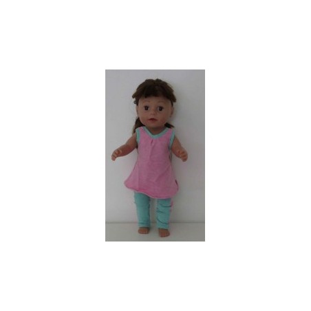 fitness setje roze lang baby born 43cm