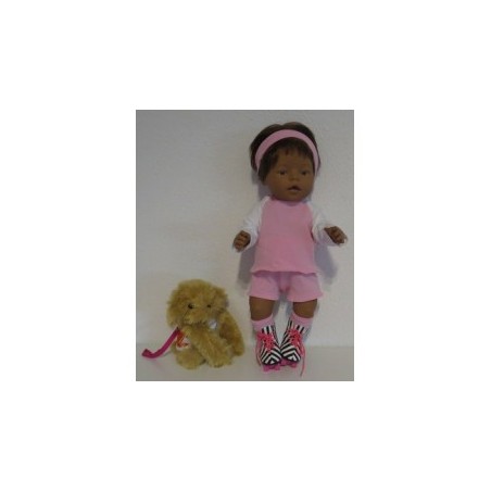 skate setje licht roze baby born 43cm