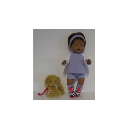 skate setje lila baby born 43cm