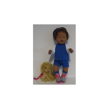 skate setje hard blauw baby born 43cm