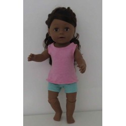 fitness setje kort baby born 43cm