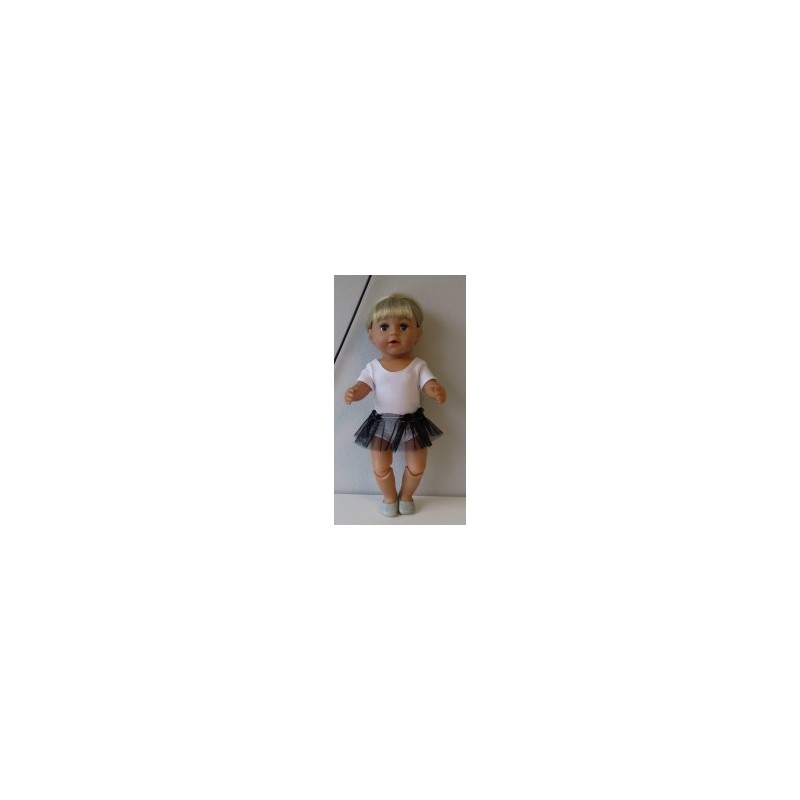 losse tutu zwart baby born 43cm