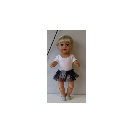 losse tutu zwart baby born 43cm