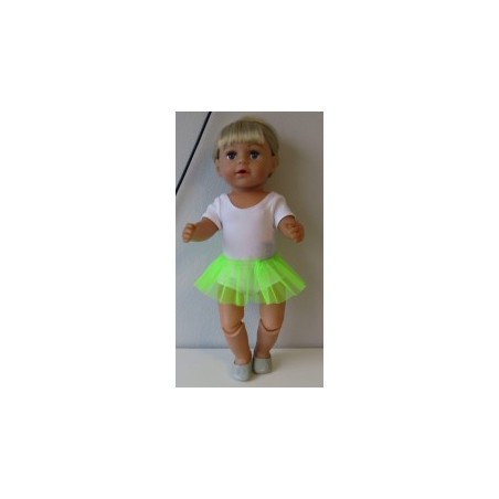 losse tutu fel groen baby born 43cm