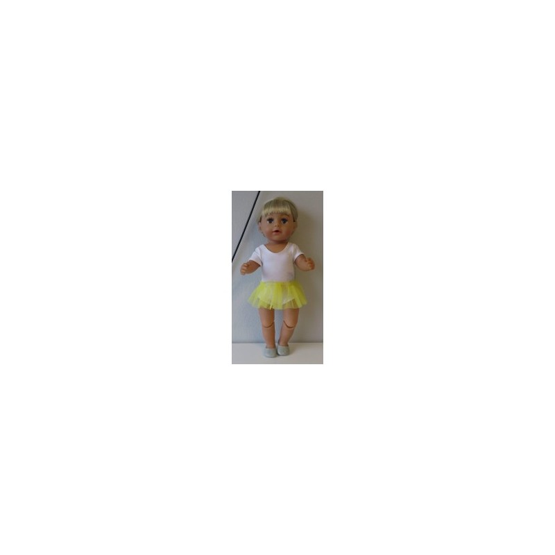 losse tutu geel baby born 43cm