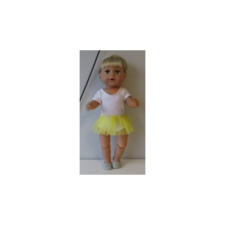 losse tutu geel baby born 43cm