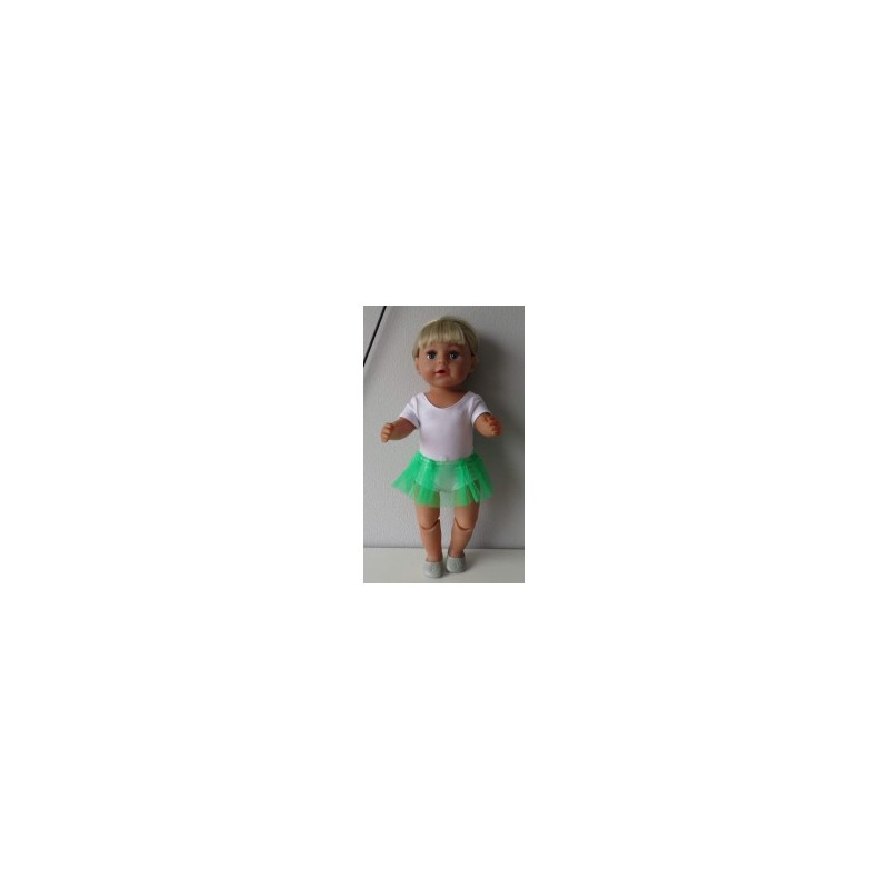 losse tutu gras groen baby born 43cm