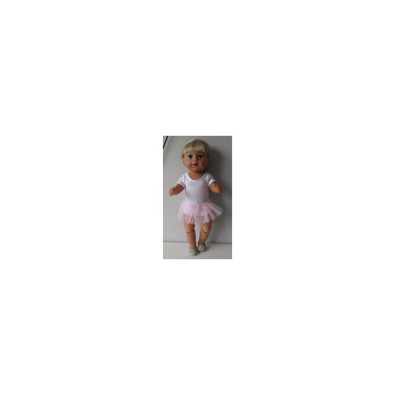 losse tutu licht roze baby born 43cm