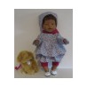 uitgebreide set gebloemd baby born 43cm