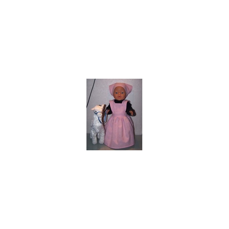boerin roze baby born 43cm
