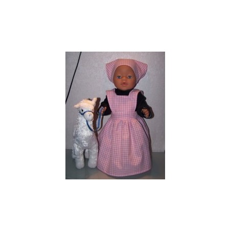 boerin roze baby born 43cm