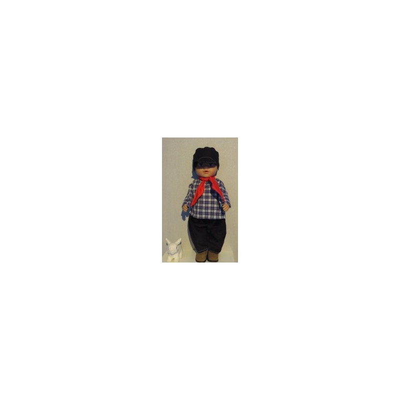 boer blauw geruit baby born 43cm