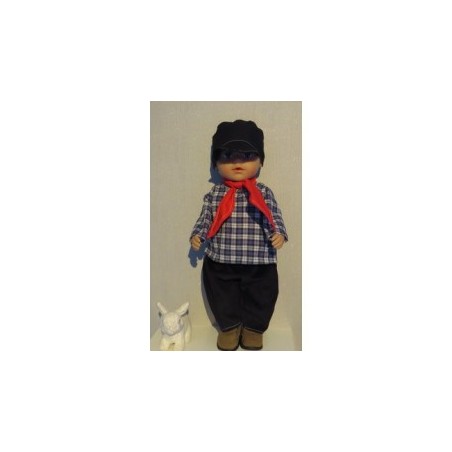 boer blauw geruit baby born 43cm