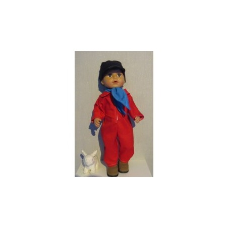 boerenoveral rood baby born 43cm