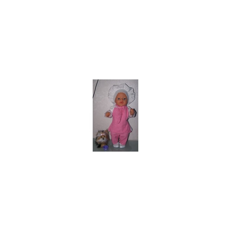 koks set hard roze  baby born 43cm