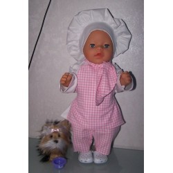 koks set roze baby born 43cm