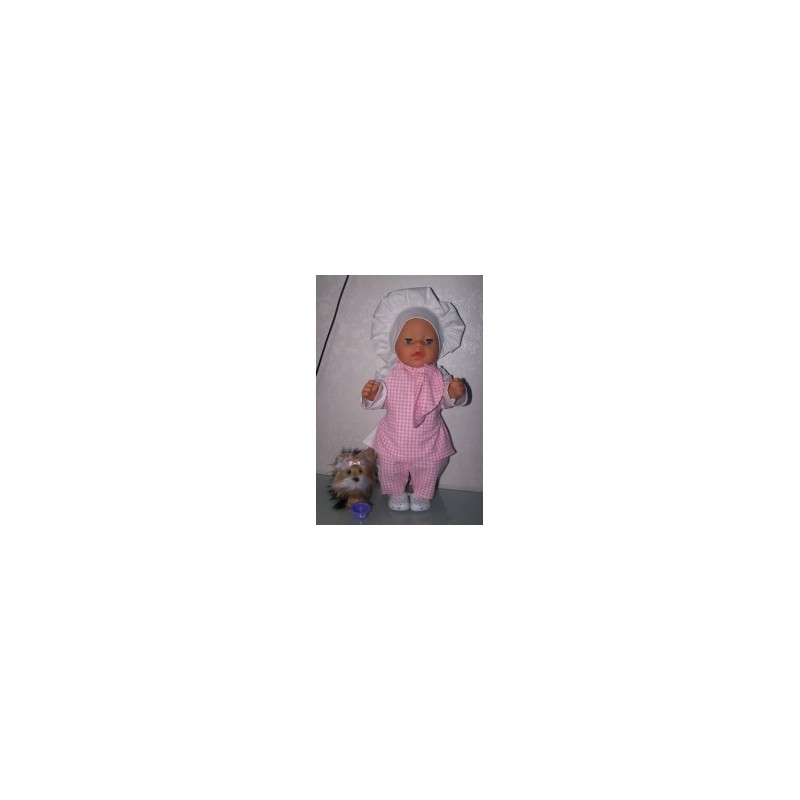 koks set roze baby born 43cm