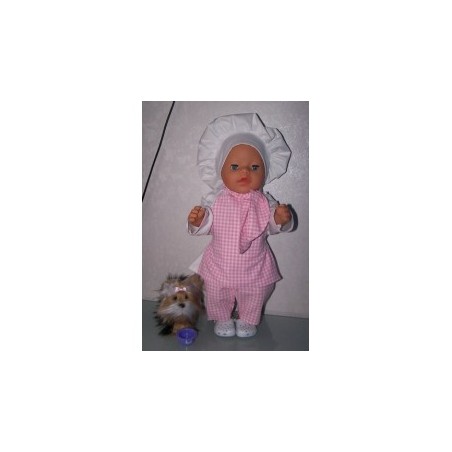 koks set roze baby born 43cm