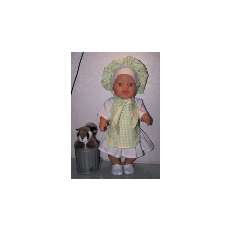 kokin set groen baby born 43cm