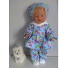 uitgebreide set blauw apen baby born 43cm
