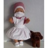 zuster setje rood baby born 43cm