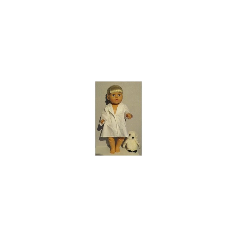 losse doktersjas baby born 43cm