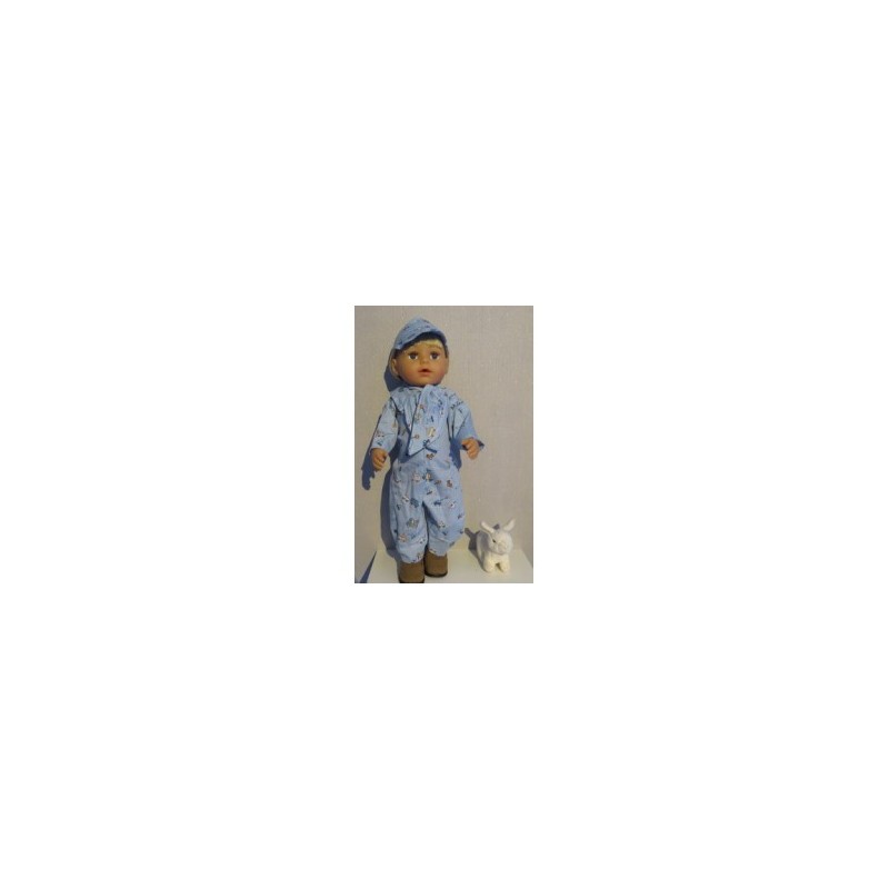 racesetje blauw auto's baby born 43cm