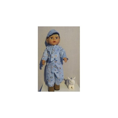 racesetje blauw auto's baby born 43cm