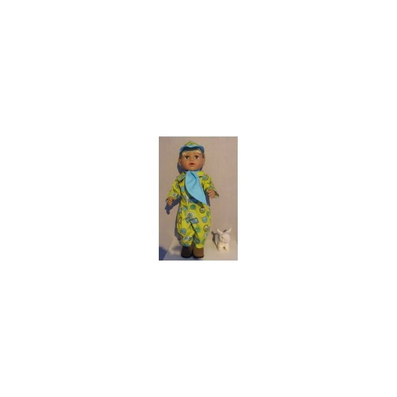 racesetje groen classic cars  baby born 43cm