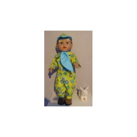 racesetje groen classic cars  baby born 43cm