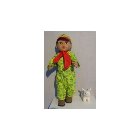 racesetje groen vrachtwagens baby born 43cm