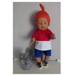 hup holland setje  baby born 43cm