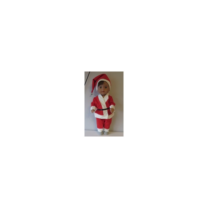kerstman pak  baby born 43cm