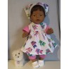 uitgebreide set vossen fel gekleurd baby born 43cm
