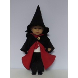 tovenaars rood set baby born 43cm